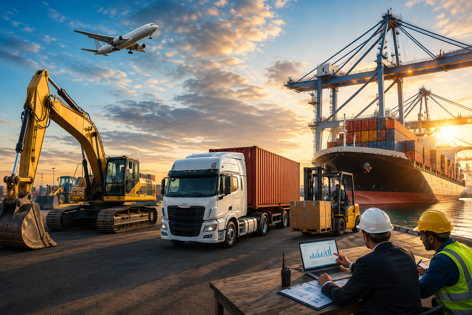 About Logistics and transportation operations supporting business projects