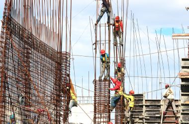 About Construction project representing planning, execution, and business support